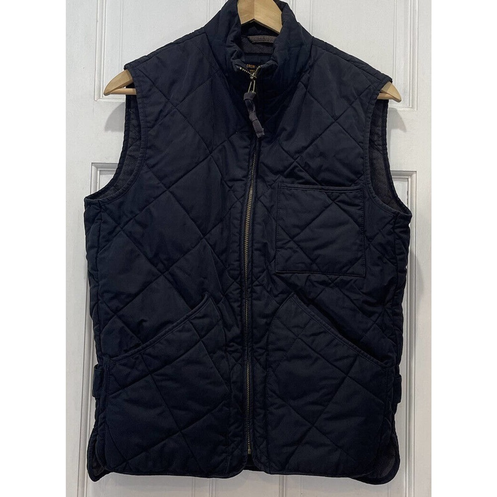 J. Crew Black Military Grade A22 G38 Sleeveless Zipper Vest Men’s Small